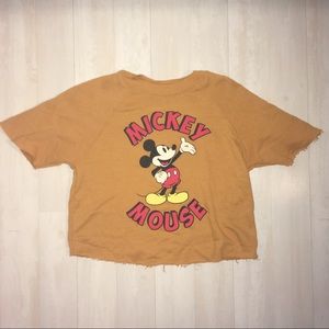 Disney Mickey mouse crop top